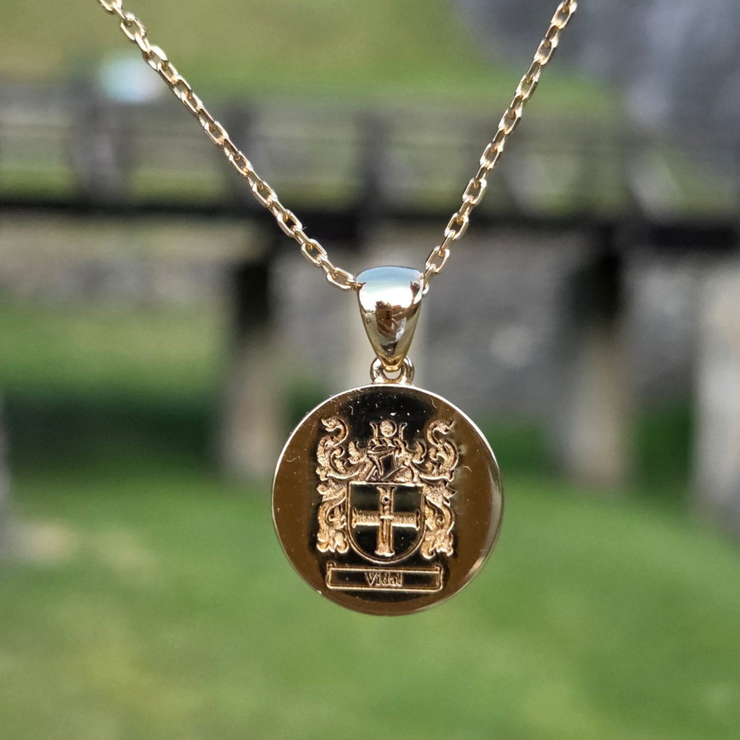 Personalized Coat of Arms Necklace