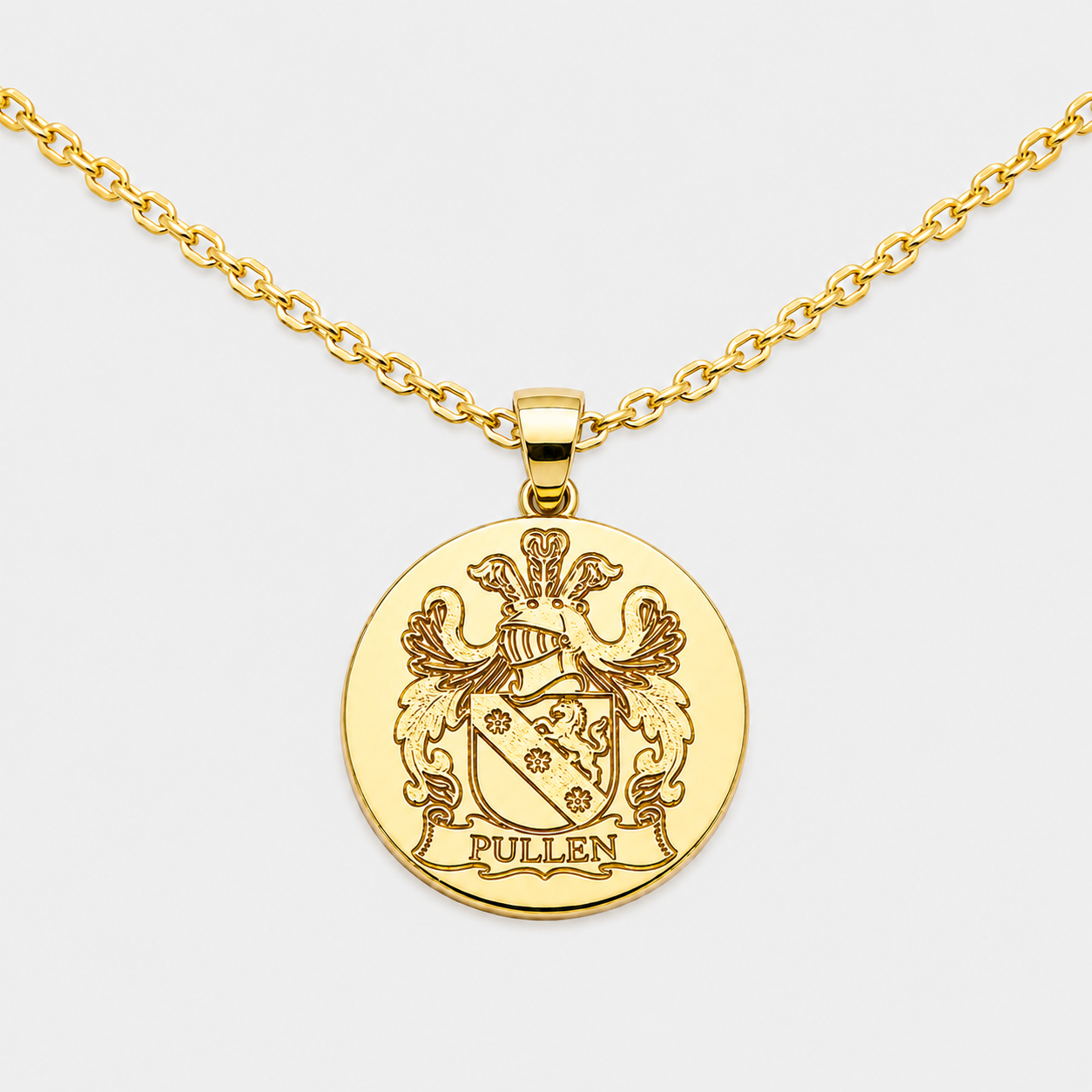 Personalized Coat of Arms Necklace