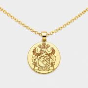 Personalized Coat of Arms Necklace