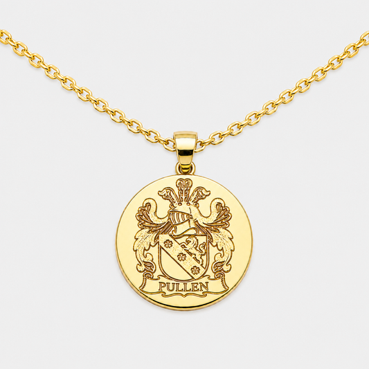 Personalized Coat of Arms Necklace