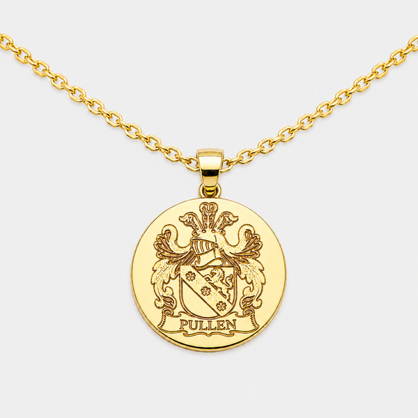 Personalized Coat of Arms Necklace
