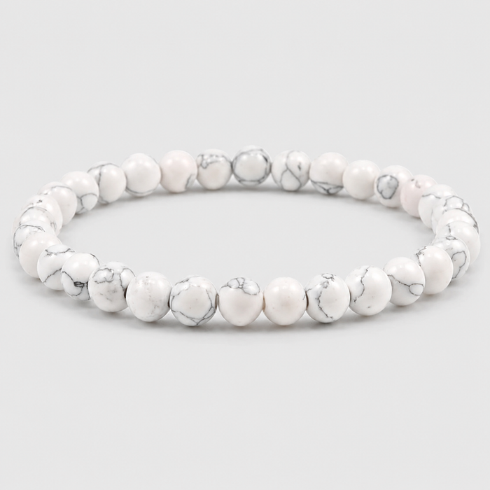 Marmor-Perlenarmband