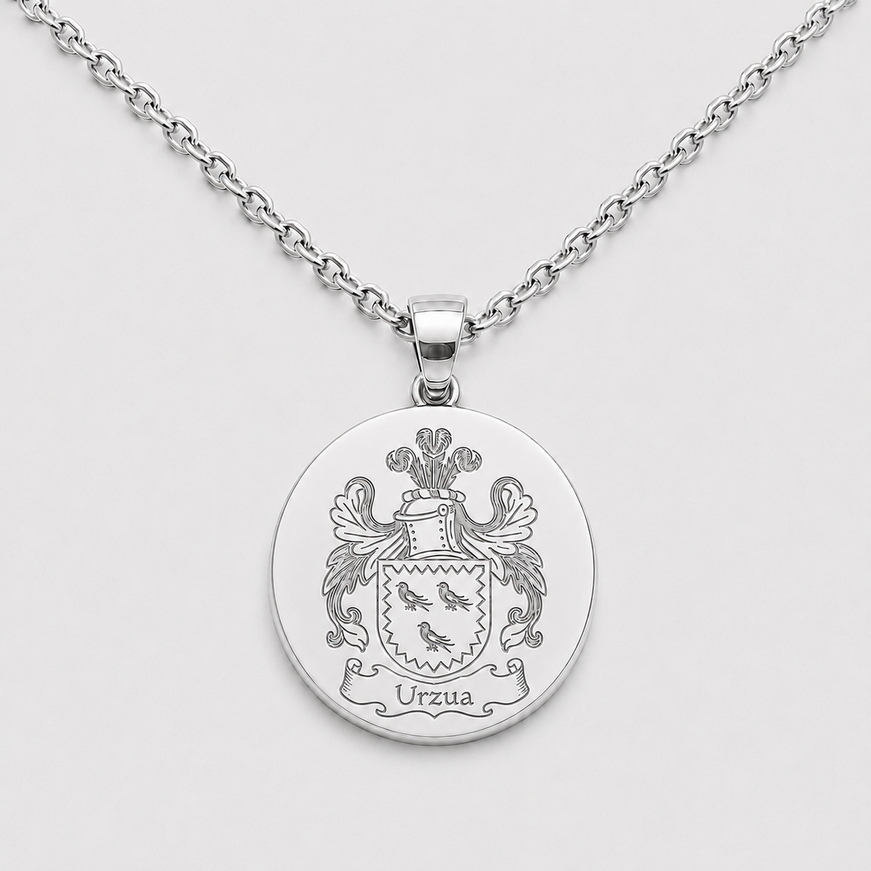 Personalized Coat of Arms Necklace