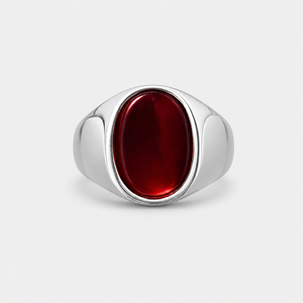 Anello Chevalier in Corniola