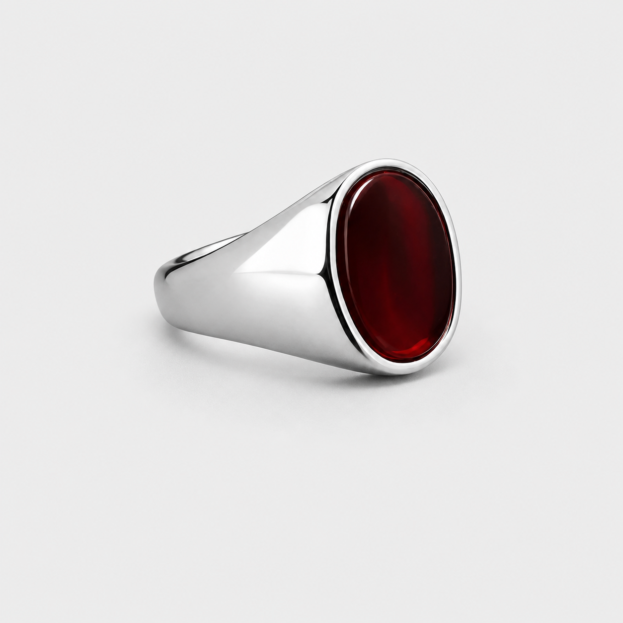 Anello Chevalier in Corniola