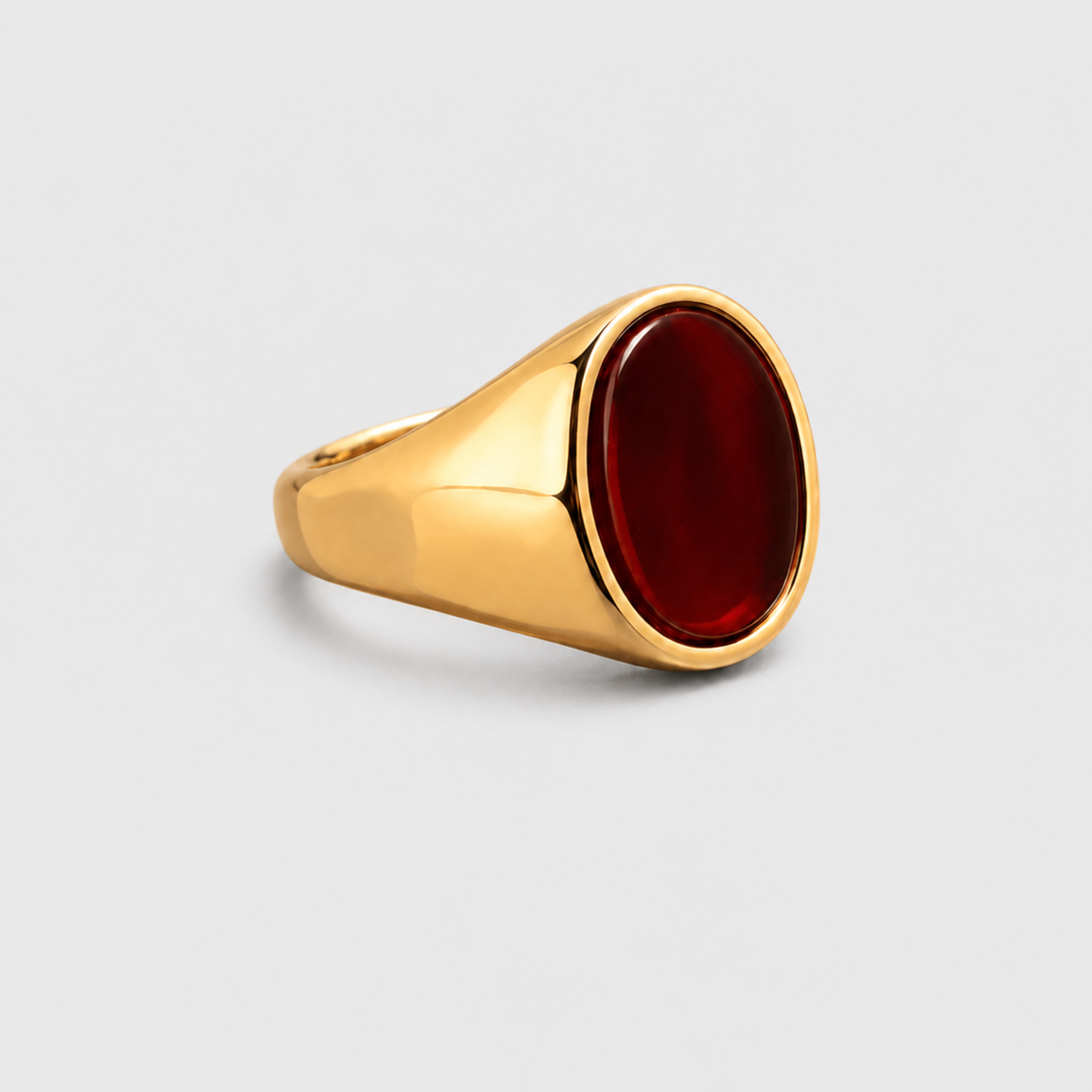 Anello Chevalier in Corniola