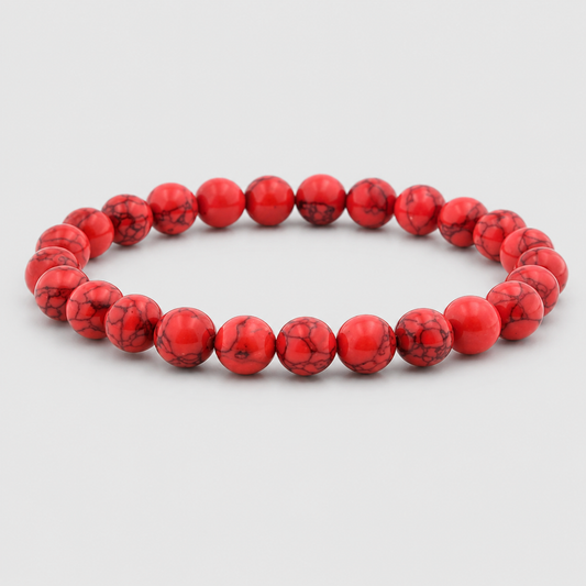 Karneol-Perlenarmband