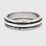Cross Texture Ring