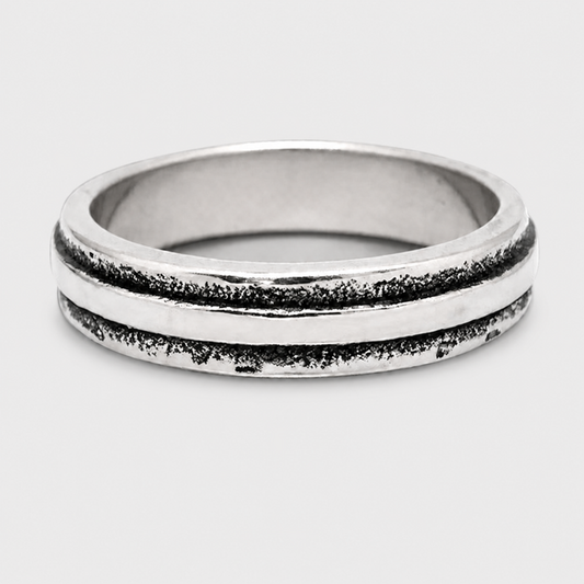 Cross Texture Ring