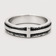 Cross Texture Ring