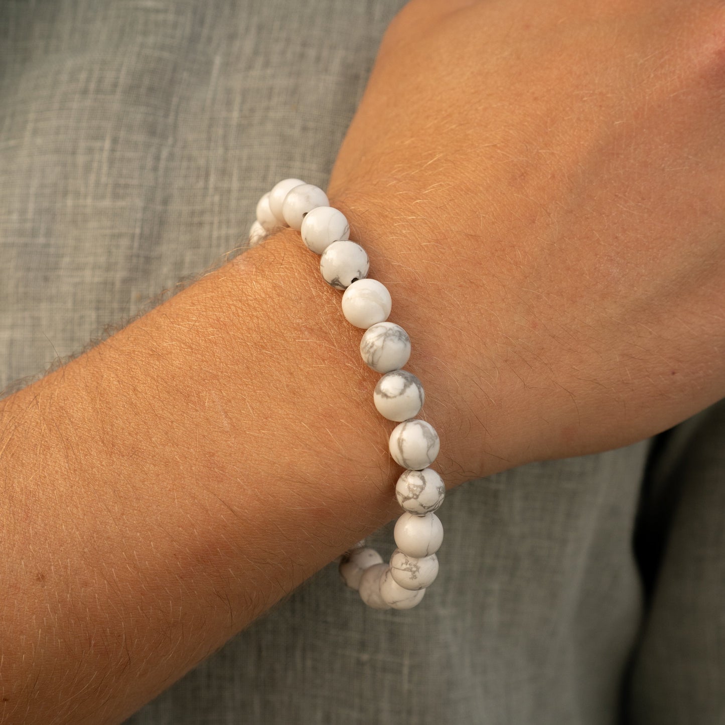 Bracciale di Perle Effetto Marmo