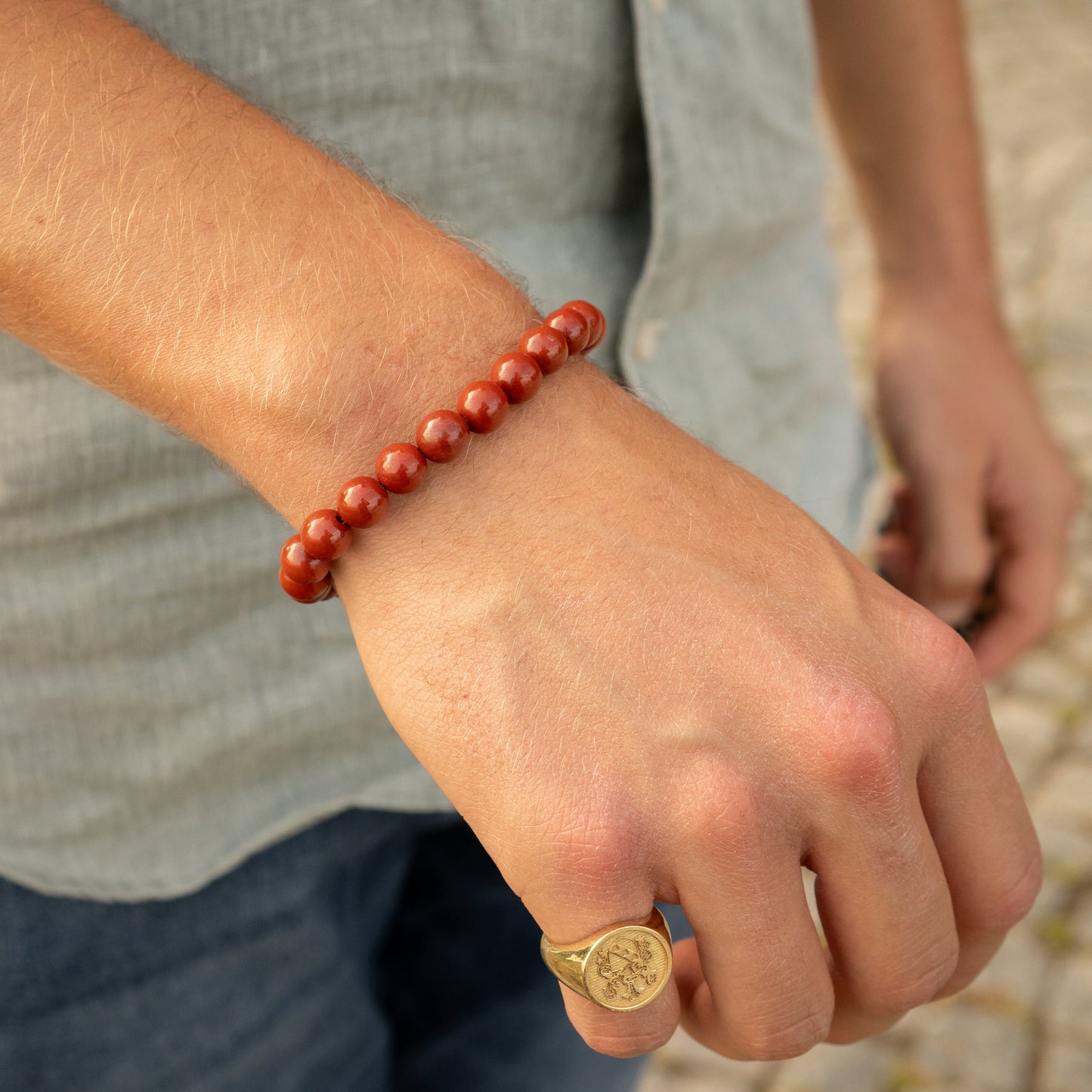 Pulsera de Cuentas de Cornalina