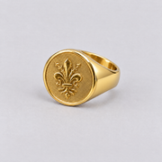 Siegelring mit heraldischer Lilie (VORBESTELLUNG)