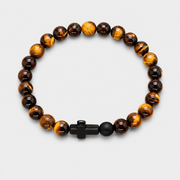 "FAITH" Tiger Eye Pearls
