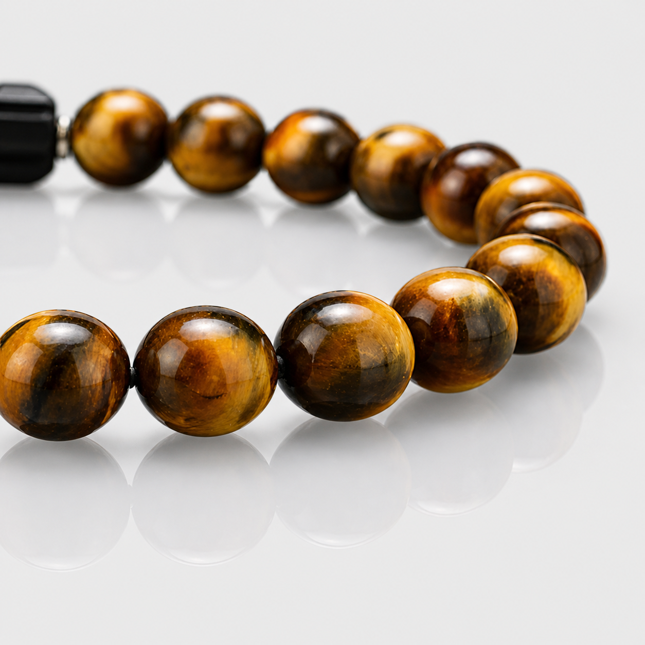 "FAITH" Tiger Eye Pearls