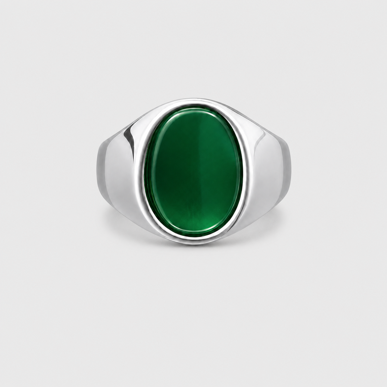Anello Chevalier con Pietra Verde