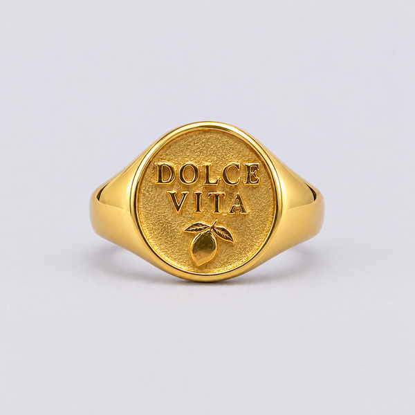 Dolce Vita Signet Ring (PRE-ORDER)