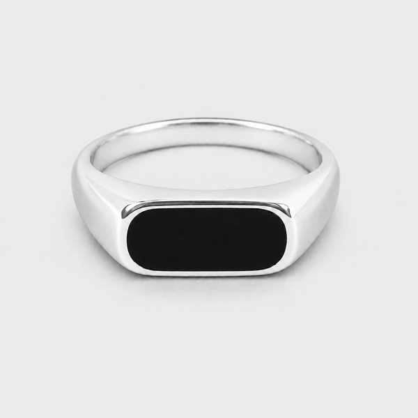 Minimal Oval Signet Ring