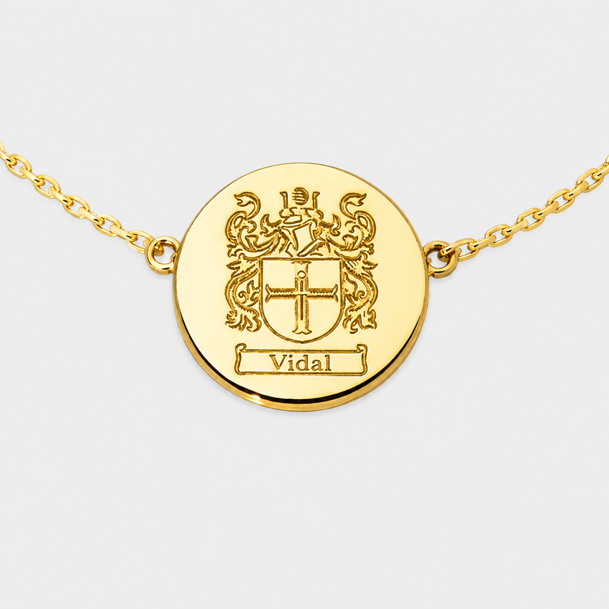 Personalized Coat of Arms Bracelet