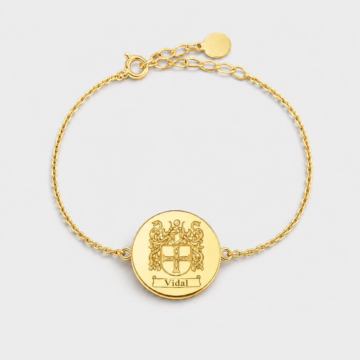 Personalized Coat of Arms Bracelet