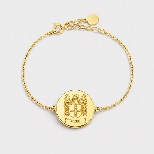 Personalized Coat of Arms Bracelet