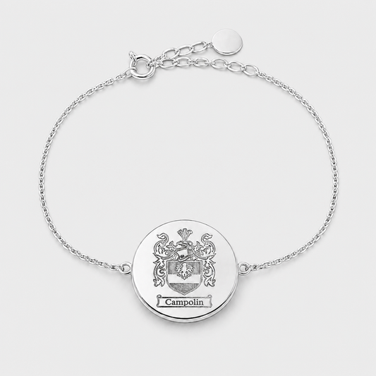 Personalized Coat of Arms Bracelet