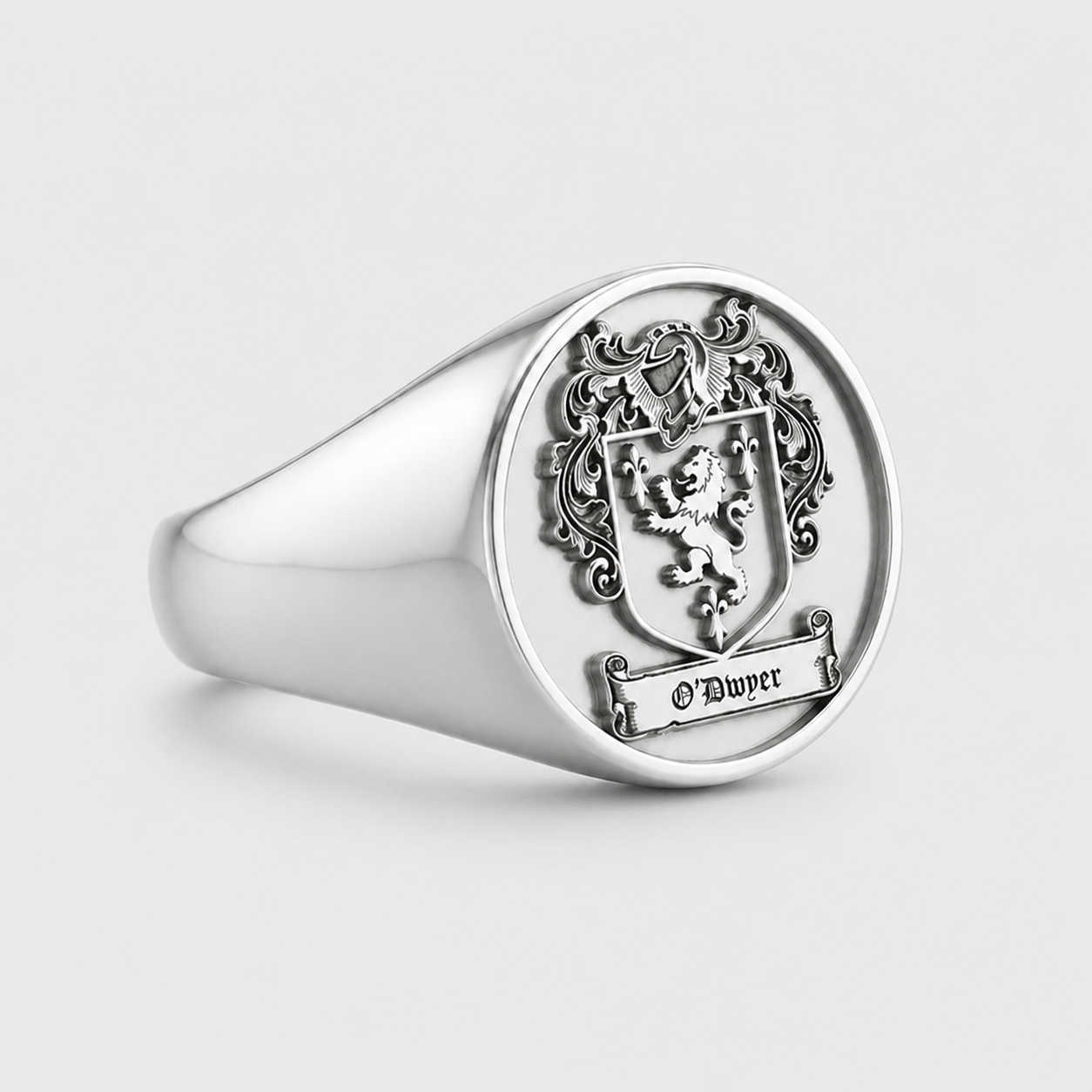 Anello Chevalier Personalizzato in Argento Sterling