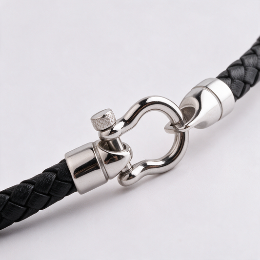 Black Shackle Bracelet