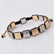 Fleur-de-Lis Tile Bracelet
