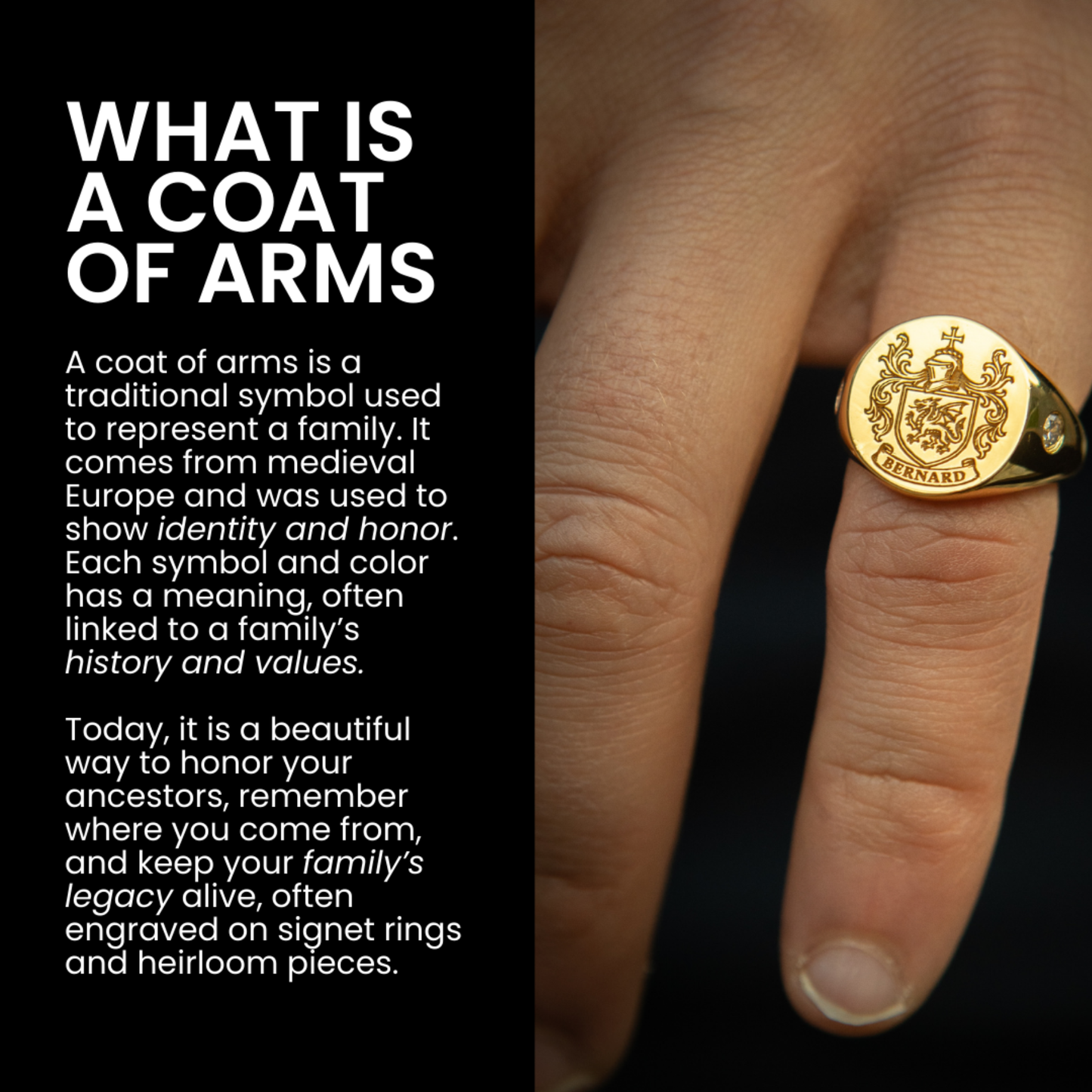 Anello Chevalier Personalizzato Placcato Oro