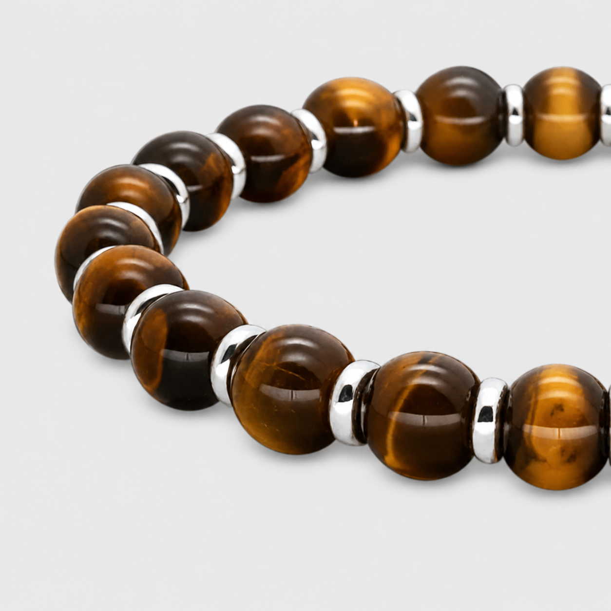 Bracciale di Perle Occhio di Tigre